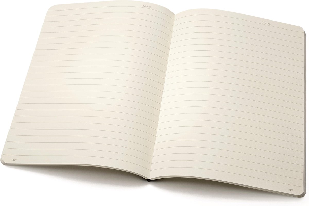 Sigel notitieblok Conceptum A4 gelinieerd crème 92 pagina&apos;s - Beige