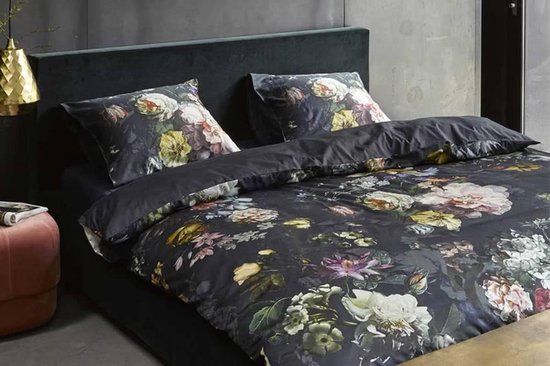 Essenza Fleur Dekbedovertrek 200 x 220 cm - Blauw