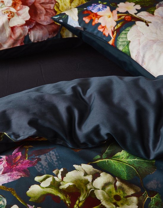 Essenza Fleur Dekbedovertrek 200 x 220 cm - Blauw