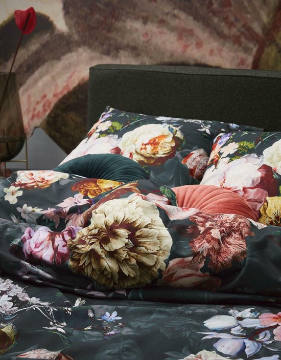 Essenza Fleur Dekbedovertrek 200 x 220 cm - Blauw