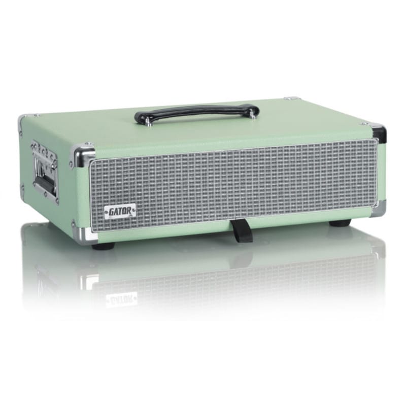 Gator Cases GR-RETRORACK-2SG Retro Rack Vintage Amp Vibe Rack Case 2U Seafoam Green