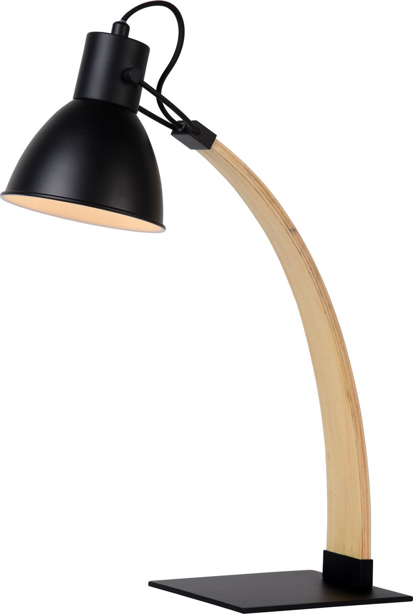 Lucide Curf Bureaulamp - Zwart