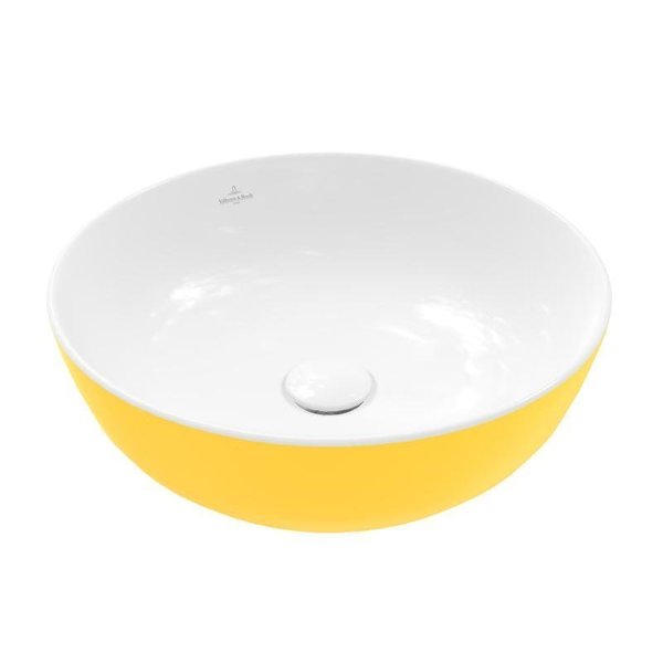 Villeroy & Boch Artis opzetwastafel 43cm rond Indian summer 417943bcw9