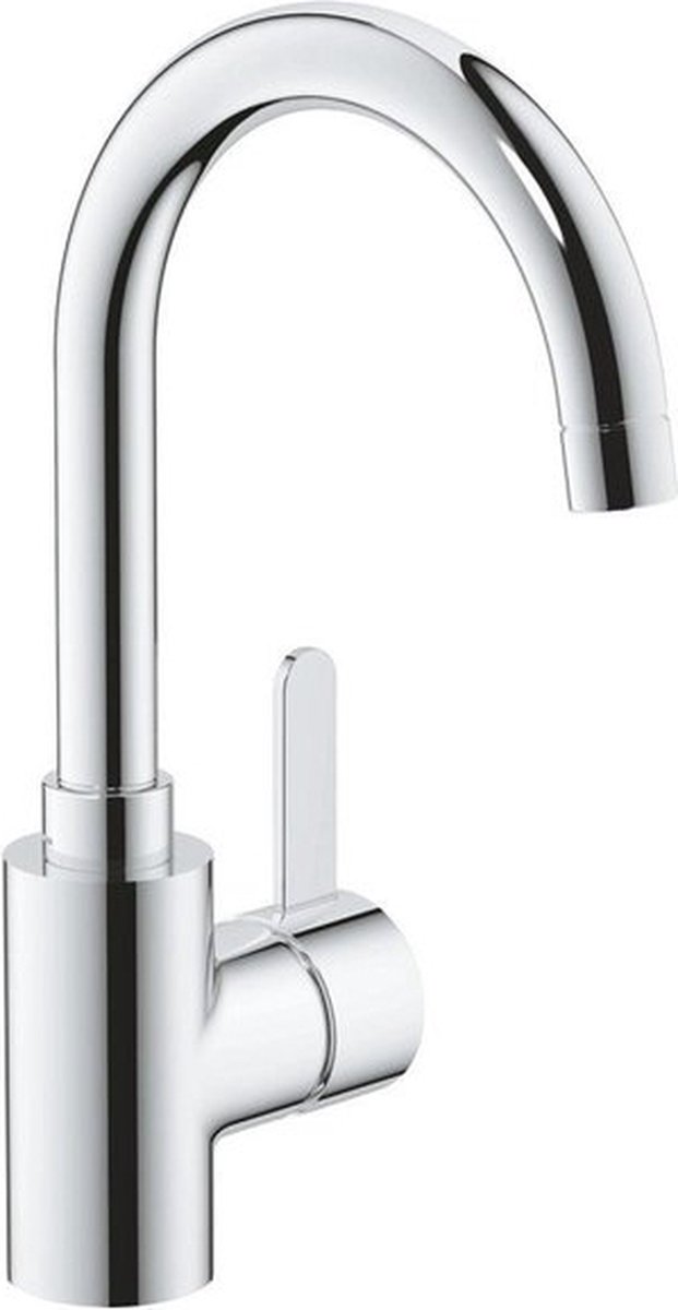 Grohe Eurosmart Cosmopolitan 1-gats wastafelkraan l-size m. gladde body met push open chroom 23933001