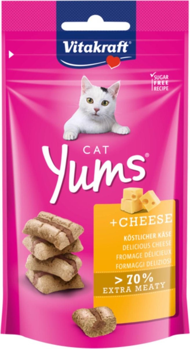 Vitakraft Cat Yums 40 g - Kattensnack - Kaas