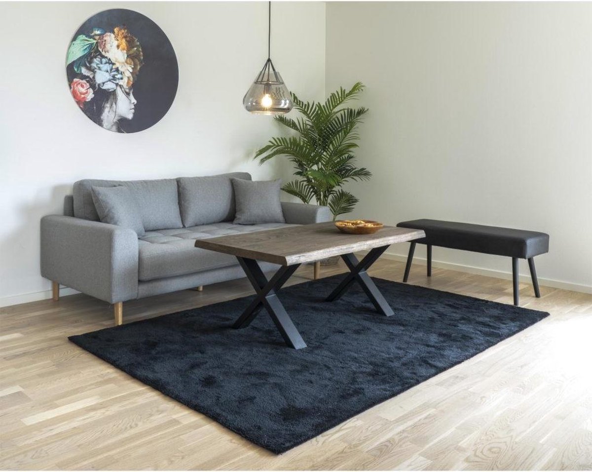 House Nordic 2,5 Zitsbank in licht "Lido" - L93xB180xH76 CM - Grijs