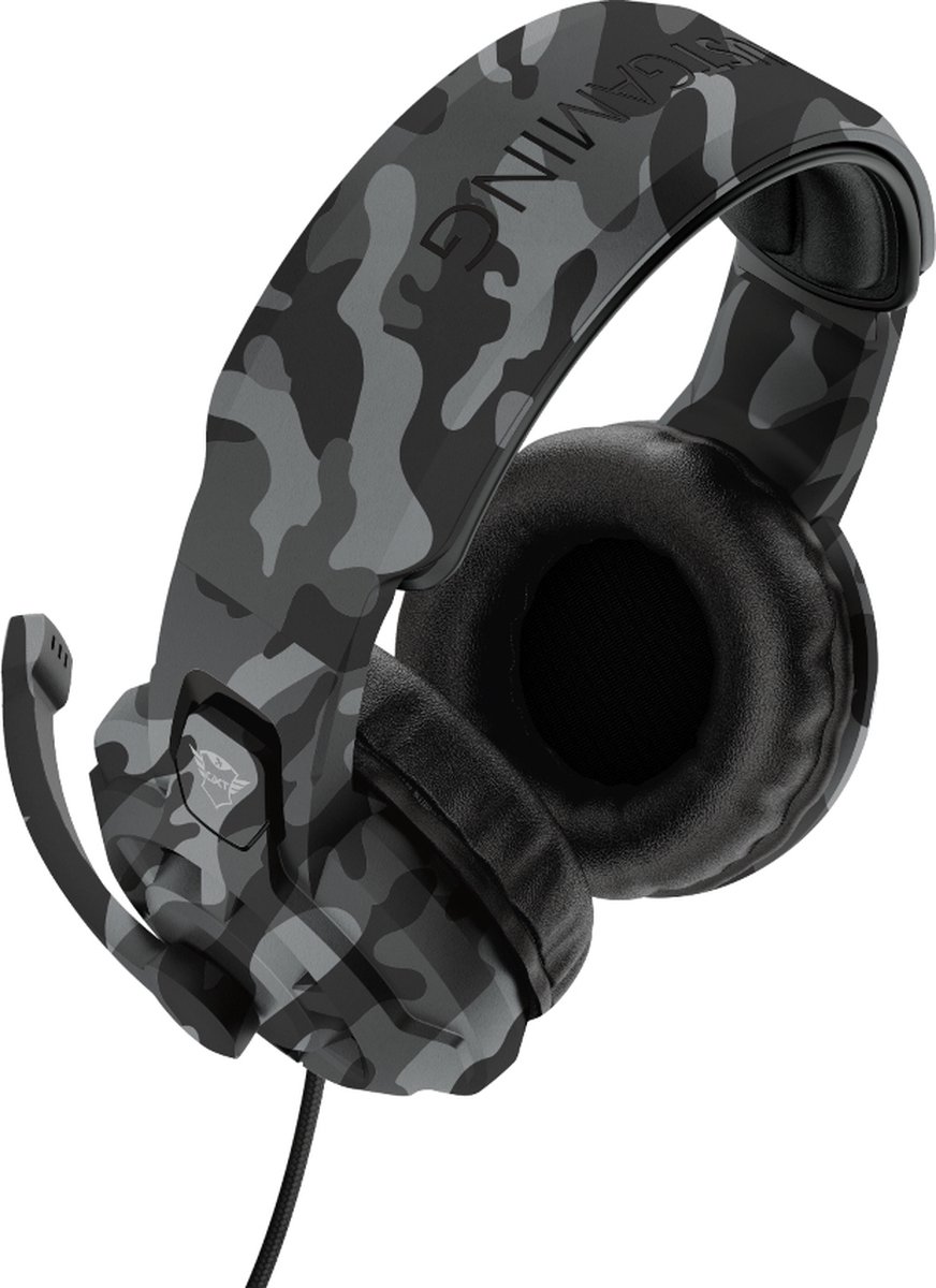 Trust GXT 411C Radius Multi-platform gamingheadset - Camo - Zwart