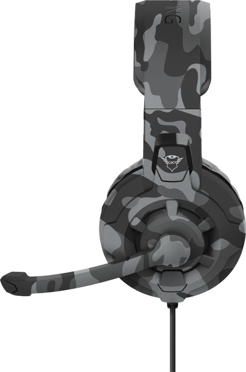 Trust GXT 411C Radius Multi-platform gamingheadset - Camo - Zwart