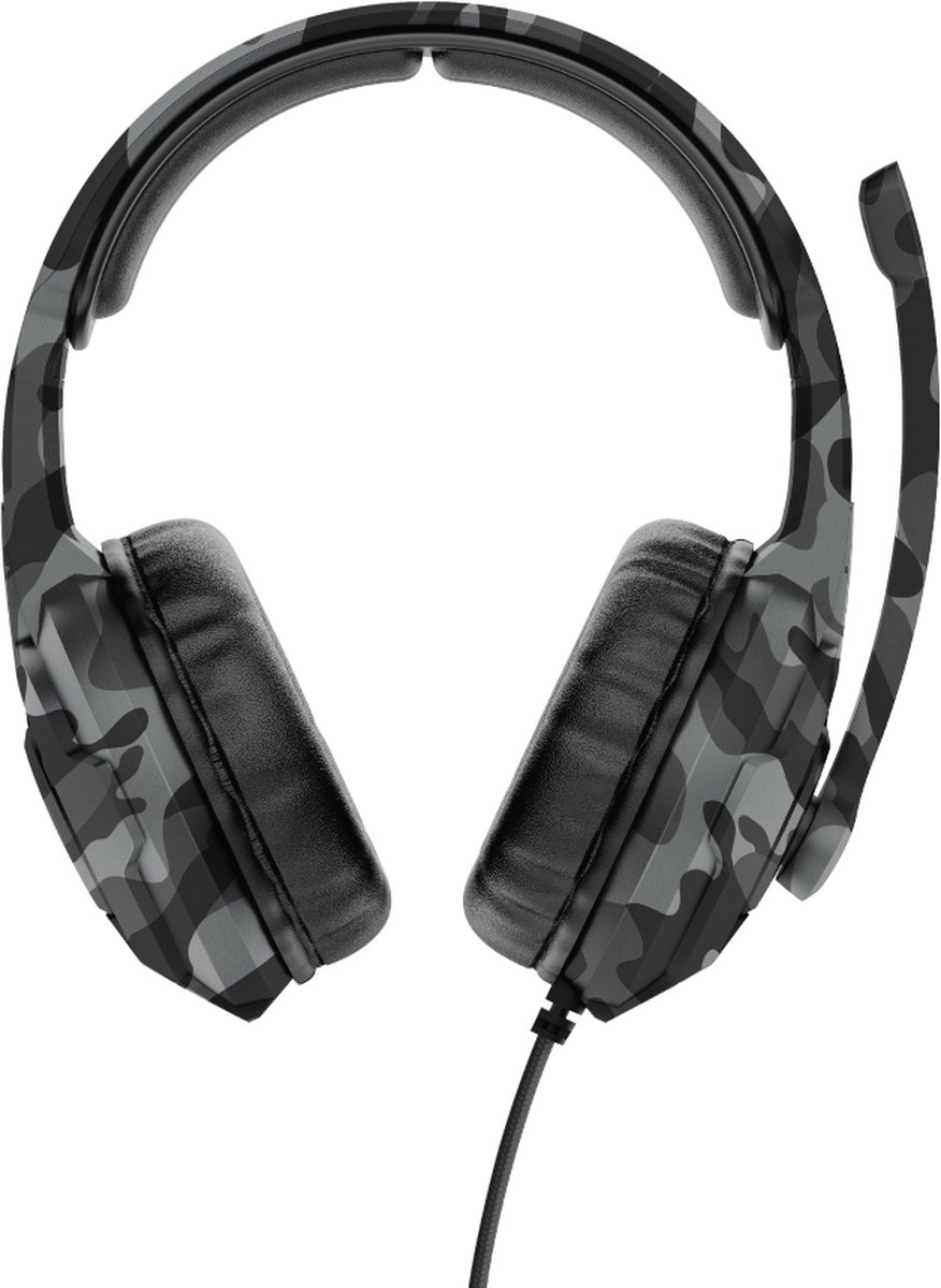 Trust GXT 411C Radius Multi-platform gamingheadset - Camo - Zwart
