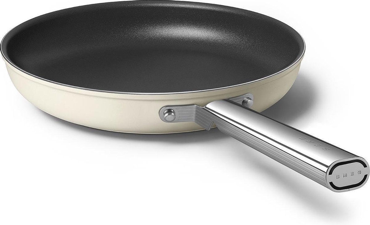 SMEG Koekenpan 30 cm Crème