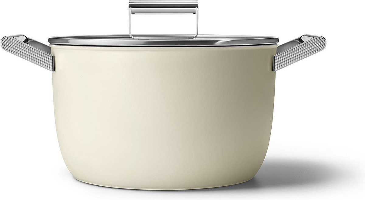 SMEG Kookpan 26 cm Crème