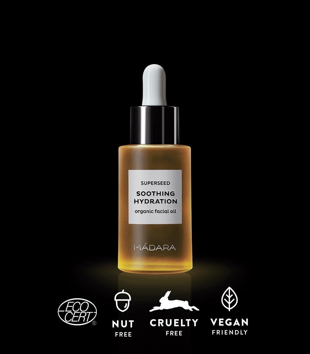 MÁDARA SUPERSEED Soothing Hydration organic certified Gezichtsolie 30ml