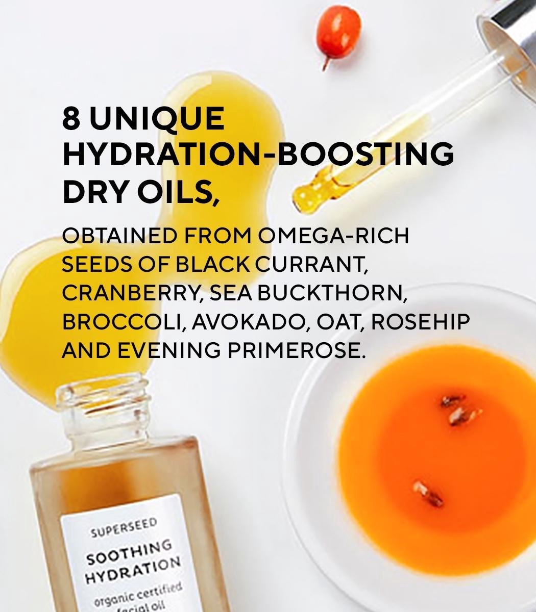 MÁDARA SUPERSEED Soothing Hydration organic certified Gezichtsolie 30ml