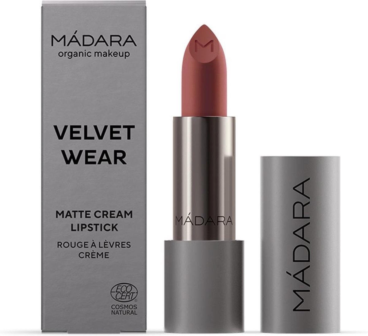 MÁDARA #32 WARM NUDE VELVET WEAR Matte Cream Lipstick 3.8 g - Bruin