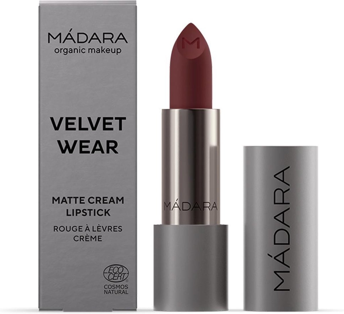 MÁDARA #35 DARK NUDE VELVET WEAR Matte Cream Lipstick 3.8 g - Bruin