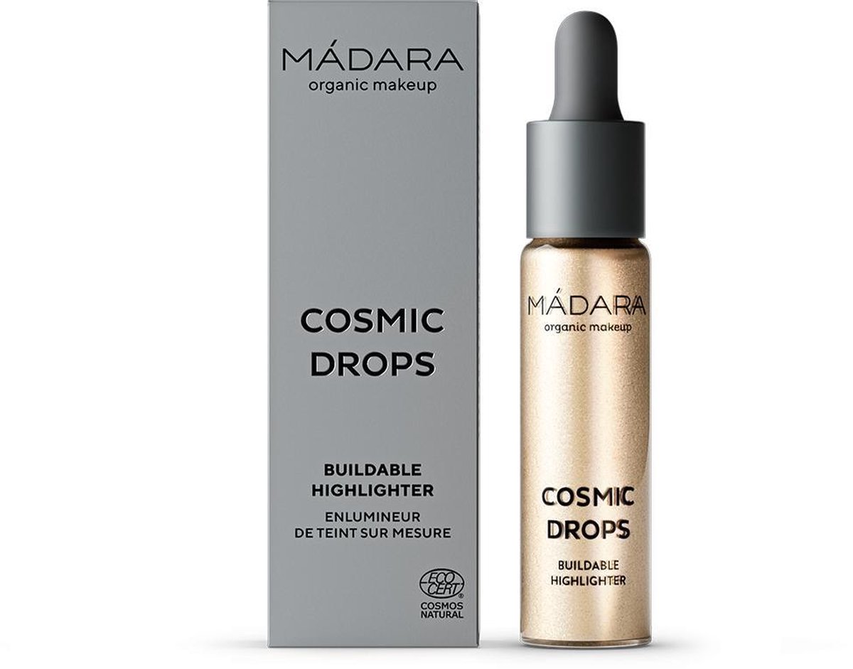 MÁDARA #1 NAKED CHROMOSPHERE COSMIC DROPS Buildable Highlighter 13.5 ml - Silver
