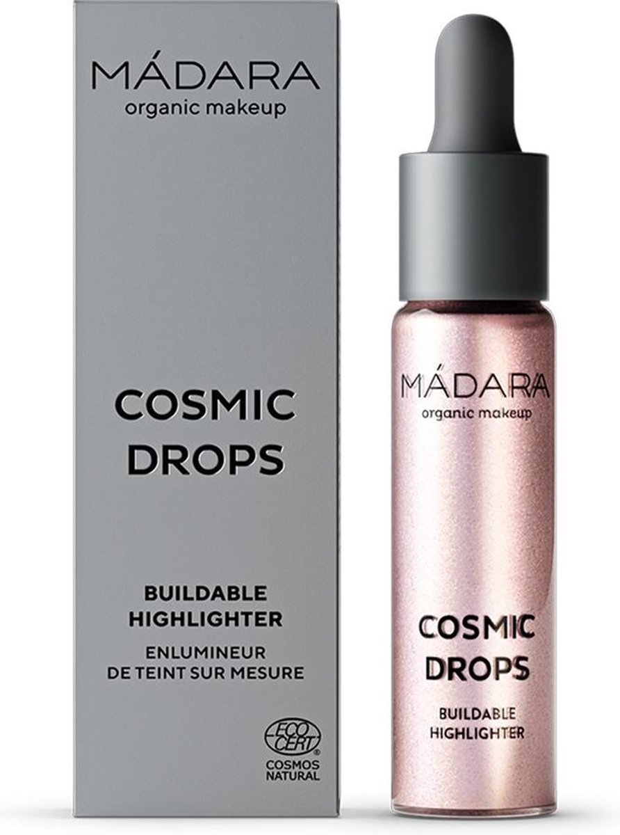 MÁDARA #2 COSMIC ROSE COSMIC DROPS Buildable Highlighter 13.5 ml