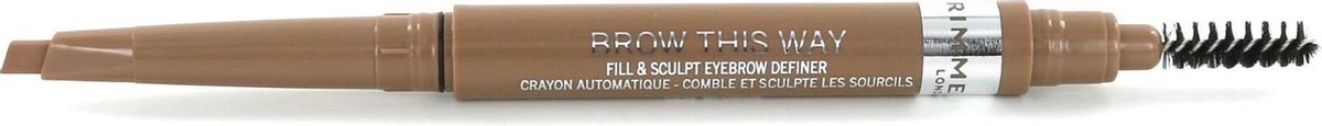 Rimmel Brow This Way Fill And Sculp Eyebrow Definer - 001 Blonde - Marrón