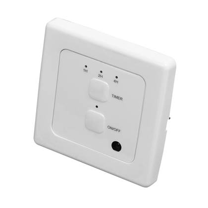 Heatstrip Wandcontactdoos met Timer en Afstandsbediening - Wit