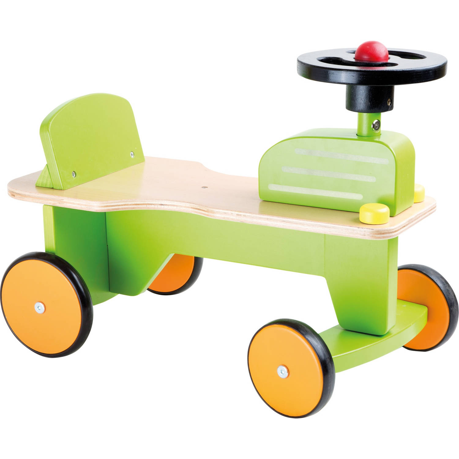 Small Foot Loopfiets Tractor Loopfiets Met 4 Wielen Junior - Groen