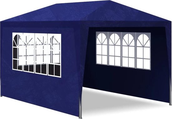 Vidaxl Partytent 3x4 M - Blauw