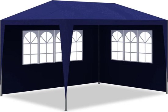 Vidaxl Partytent 3x4 M - Blauw