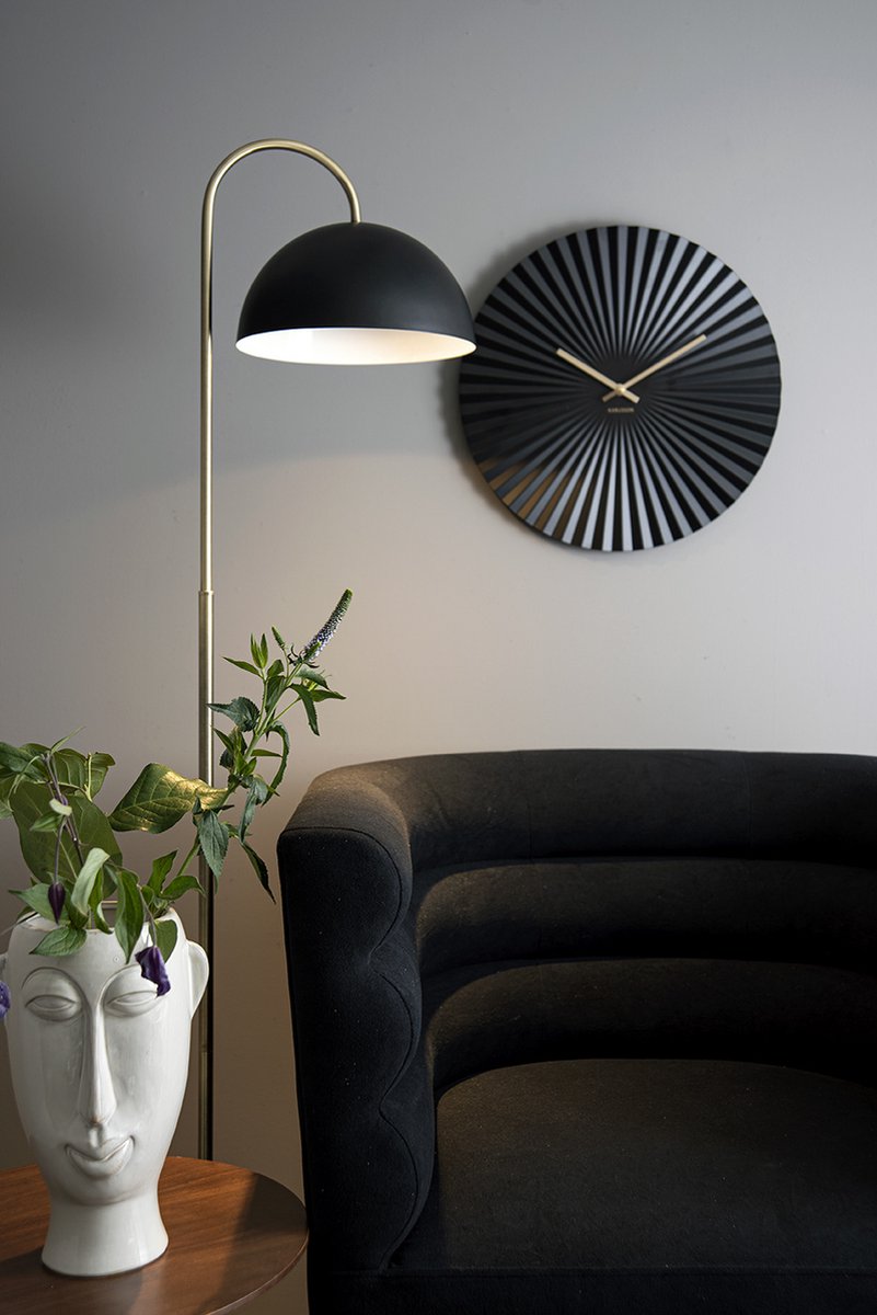 Leitmotiv Dome Vloerlamp - Zwart