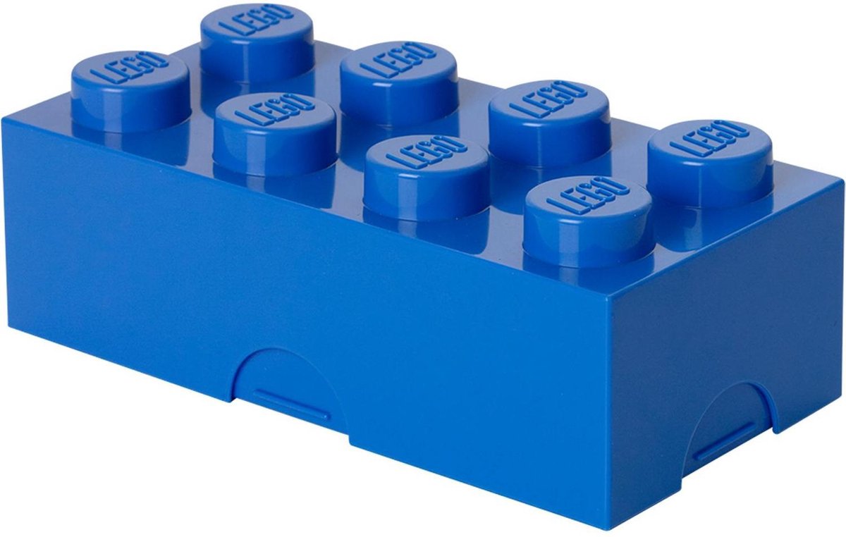 Lego lunchbox Brick 20 x 9,5 x 7,3 cm polypropyleen - Blauw