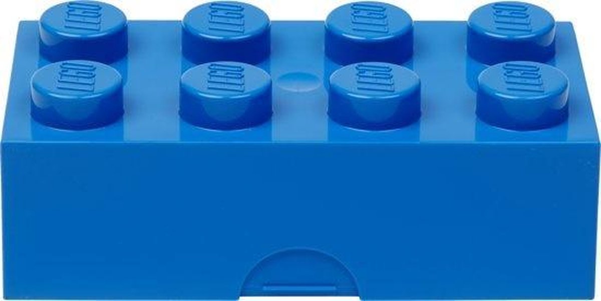 Lego lunchbox Brick 20 x 9,5 x 7,3 cm polypropyleen - Blauw
