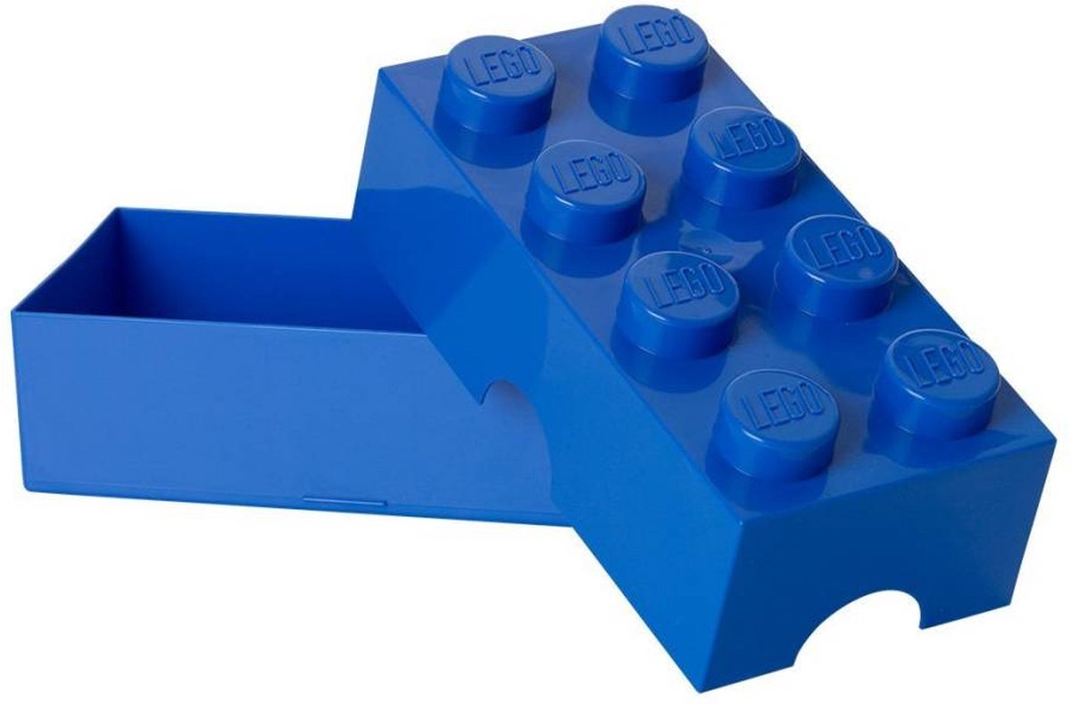Lego lunchbox Brick 20 x 9,5 x 7,3 cm polypropyleen - Blauw