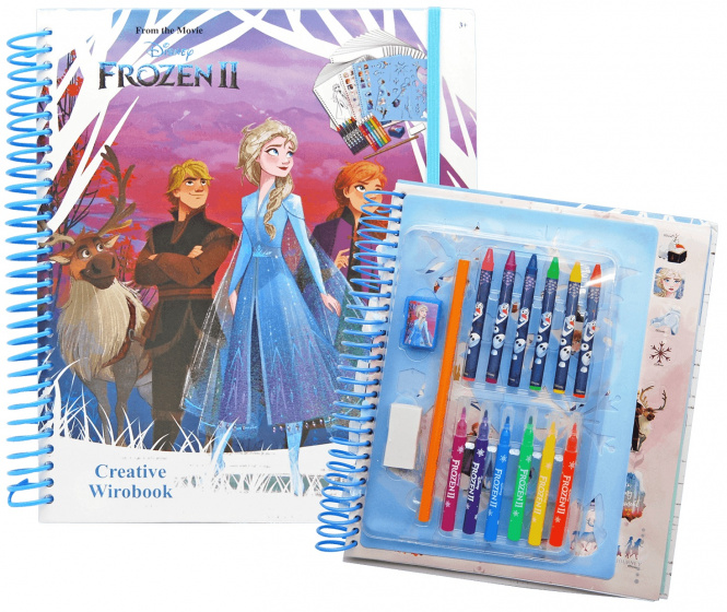 Disney kleurboek meisjes papier blauw/wit 16 delig