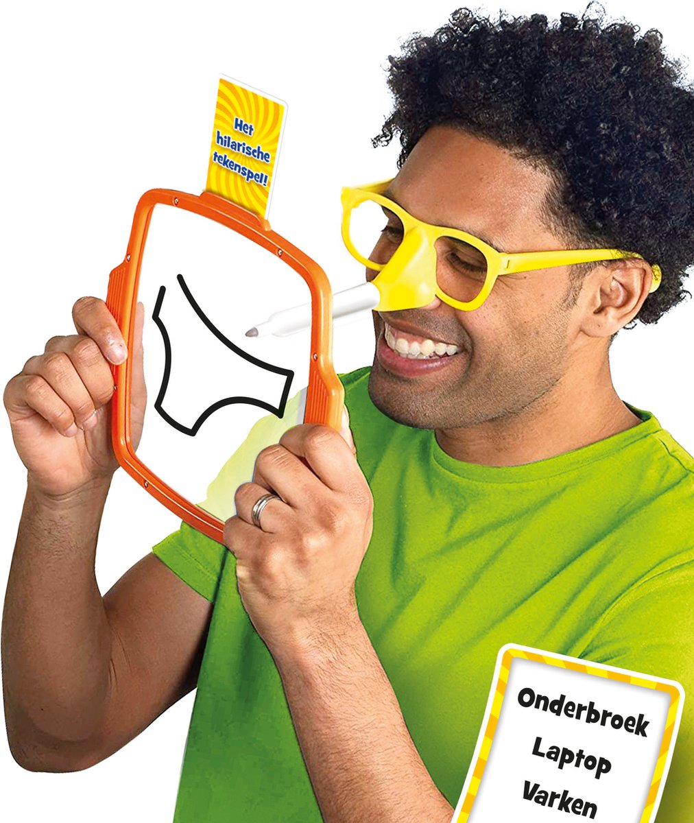 Megableu familiespel Tekenneus (NL) - Geel