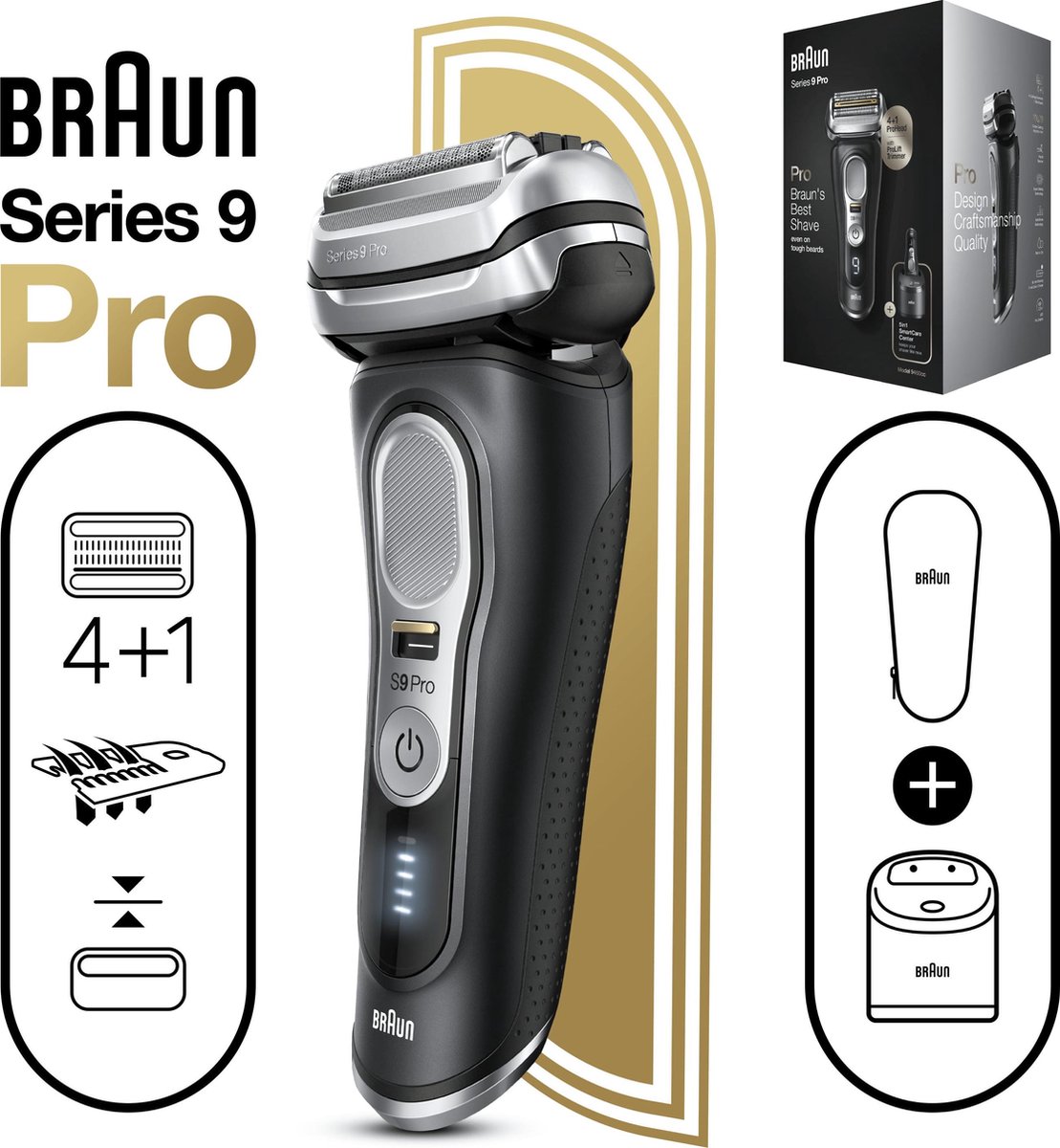 Braun Afeitadora eléctrica Series 9 Pro 9460cc