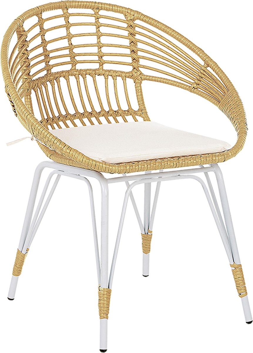 Beliani Pellaro - Balkonset-natuurlijk-pe Rotan - Beige