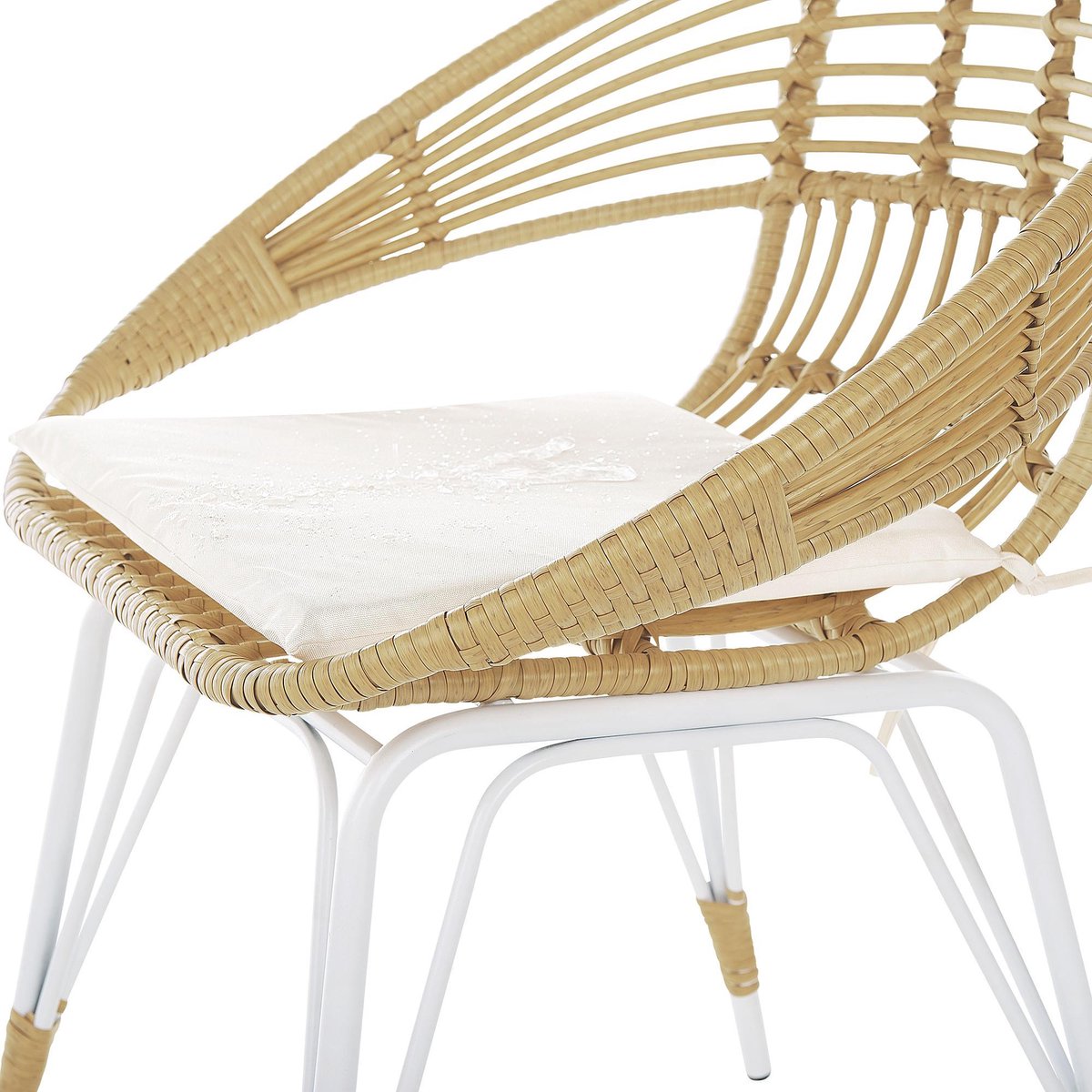 Beliani Pellaro - Balkonset-natuurlijk-pe Rotan - Beige