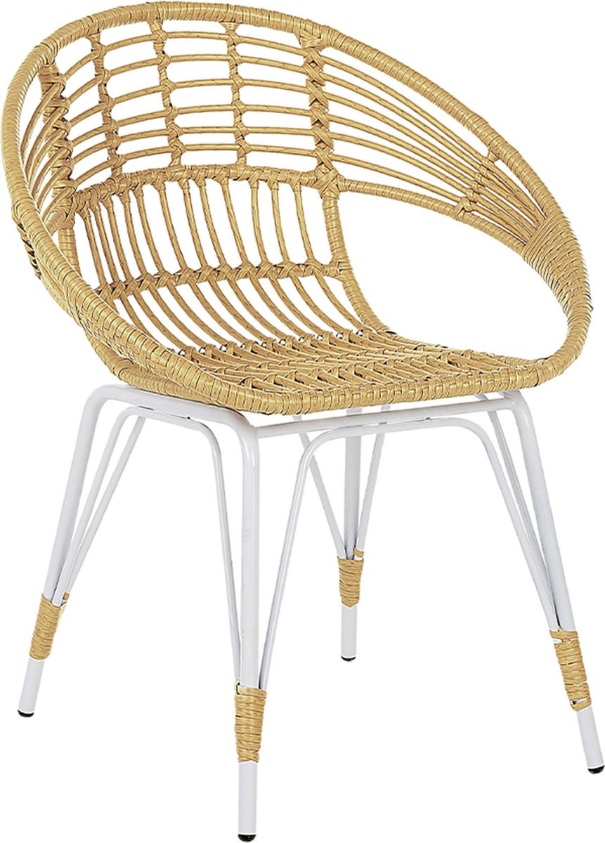 Beliani Pellaro - Balkonset-natuurlijk-pe Rotan - Beige