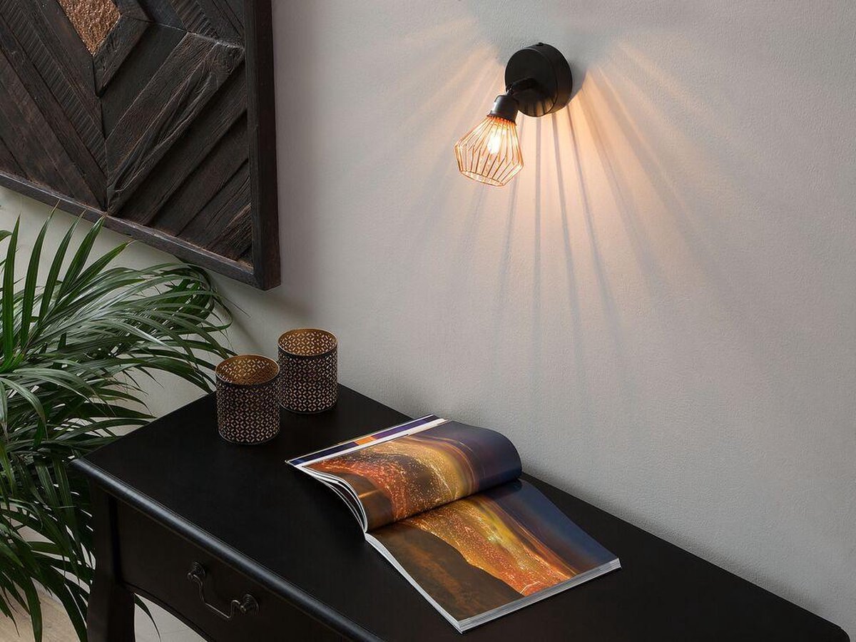 Beliani Volga - Wandlamp Set Van 2-koper-metaal