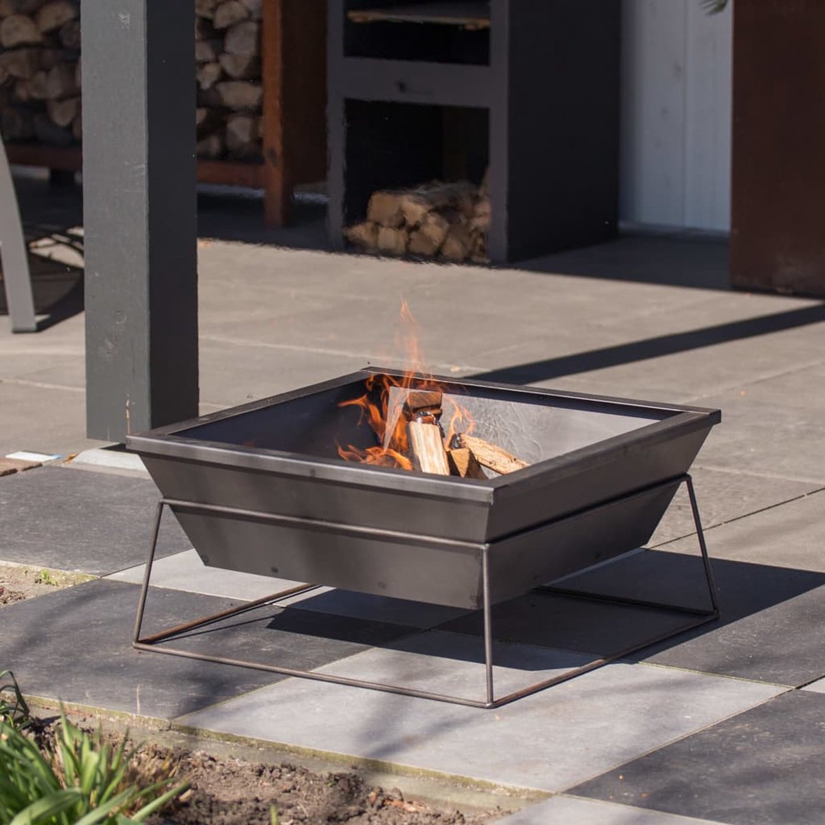 Redfire Fire Pit Reso Industrial Vuurschaal - Grijs