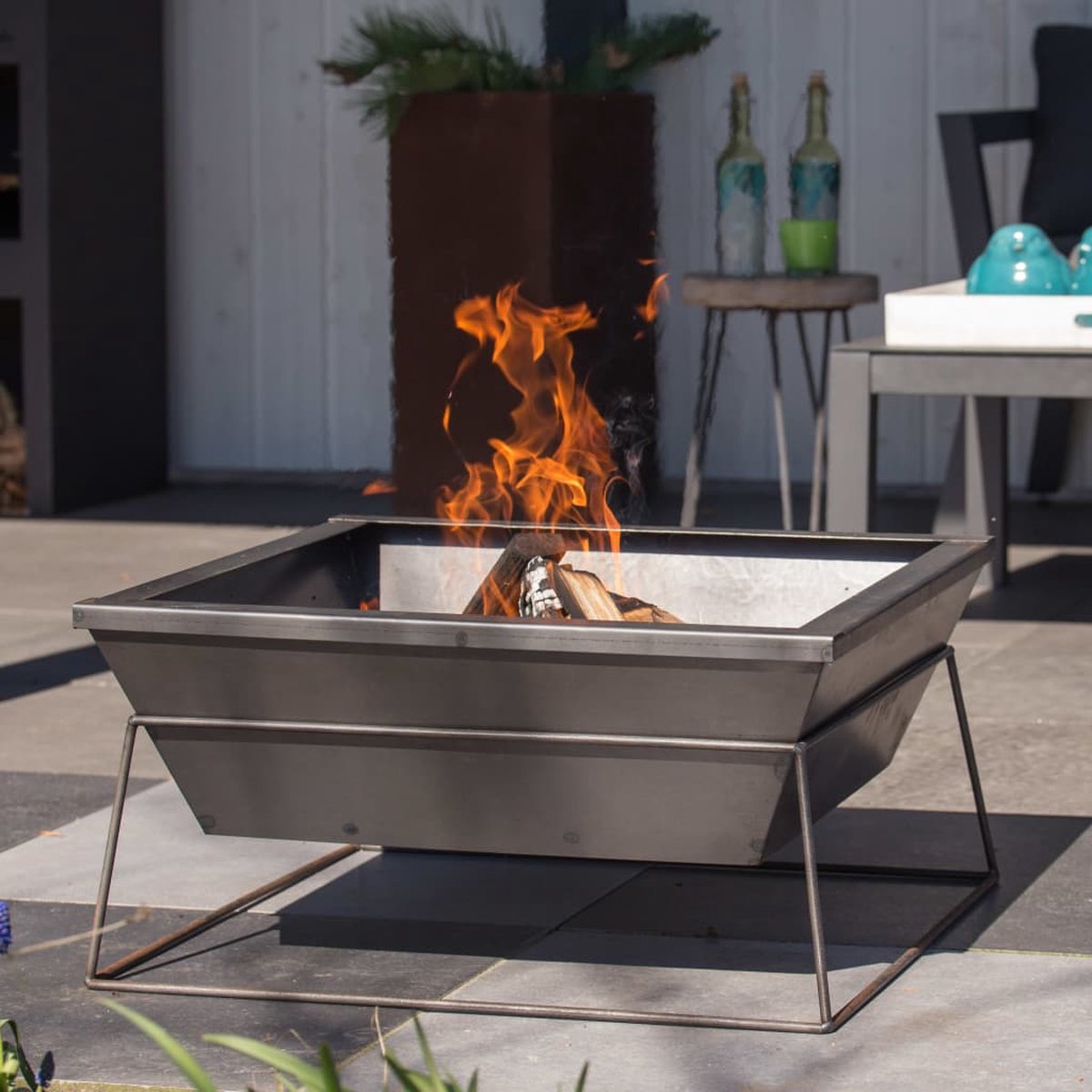 Redfire Fire Pit Reso Industrial Vuurschaal - Grijs