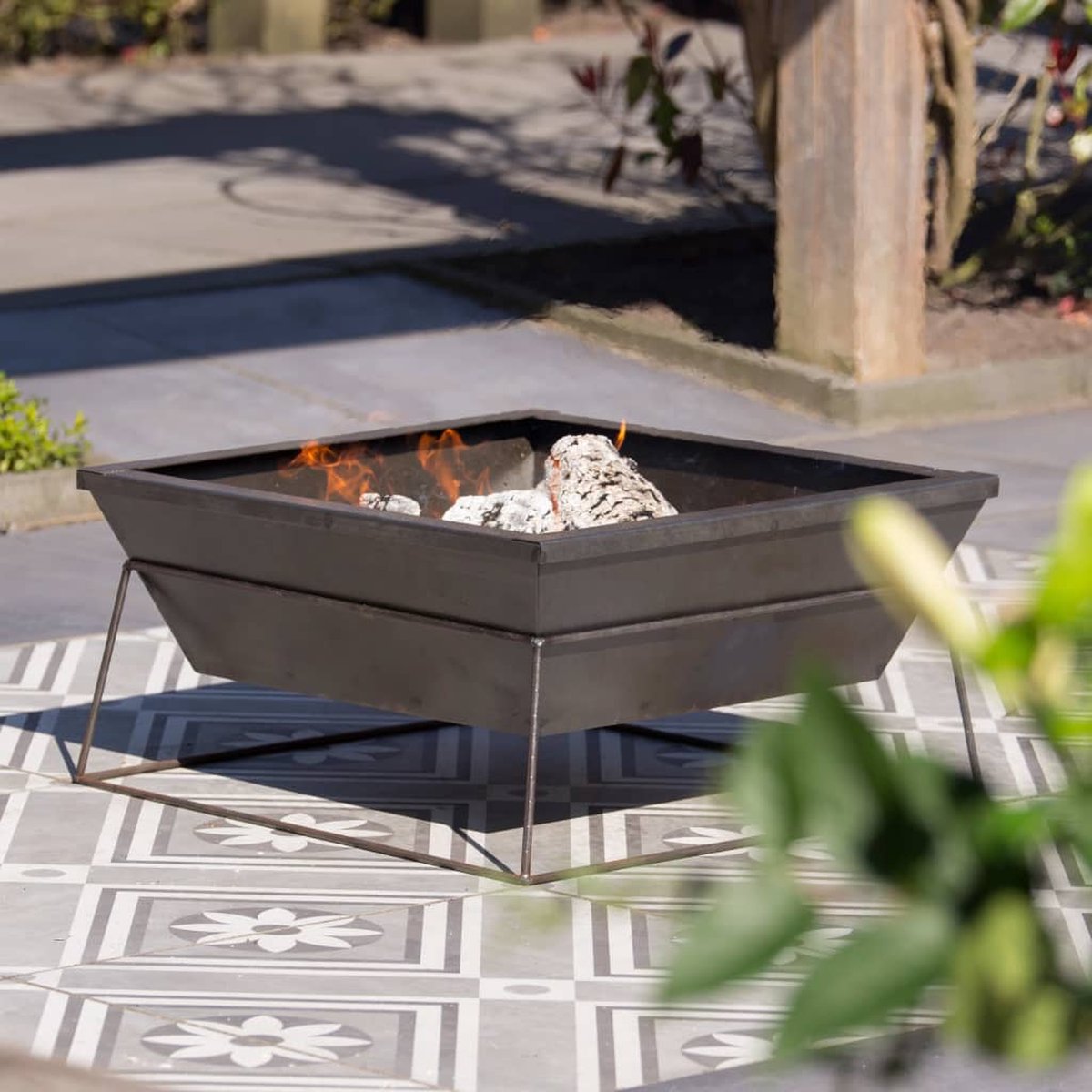 Redfire Fire Pit Reso Industrial Vuurschaal - Grijs