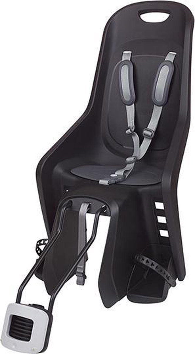 Polisport Bubbly Maxi Achterzitje Framebevestiging/grijs - Zwart