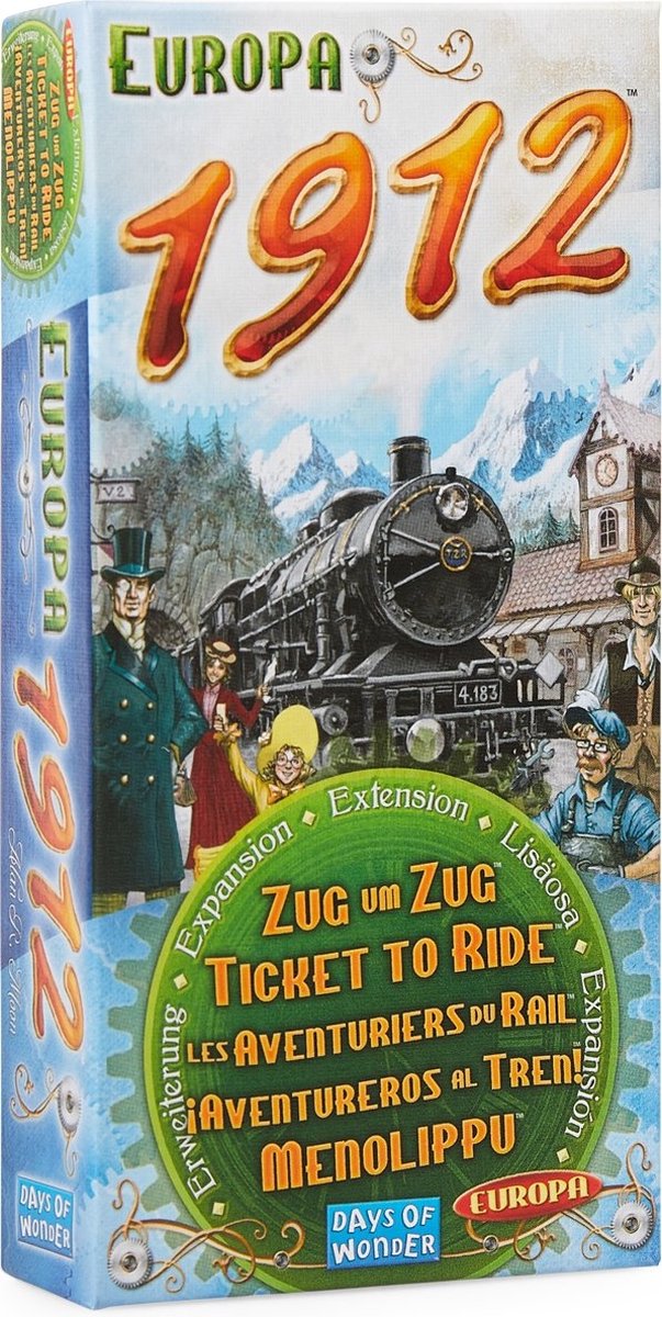 Days of Wonder Ticket To Ride Europa 1912 - Uitbreiding