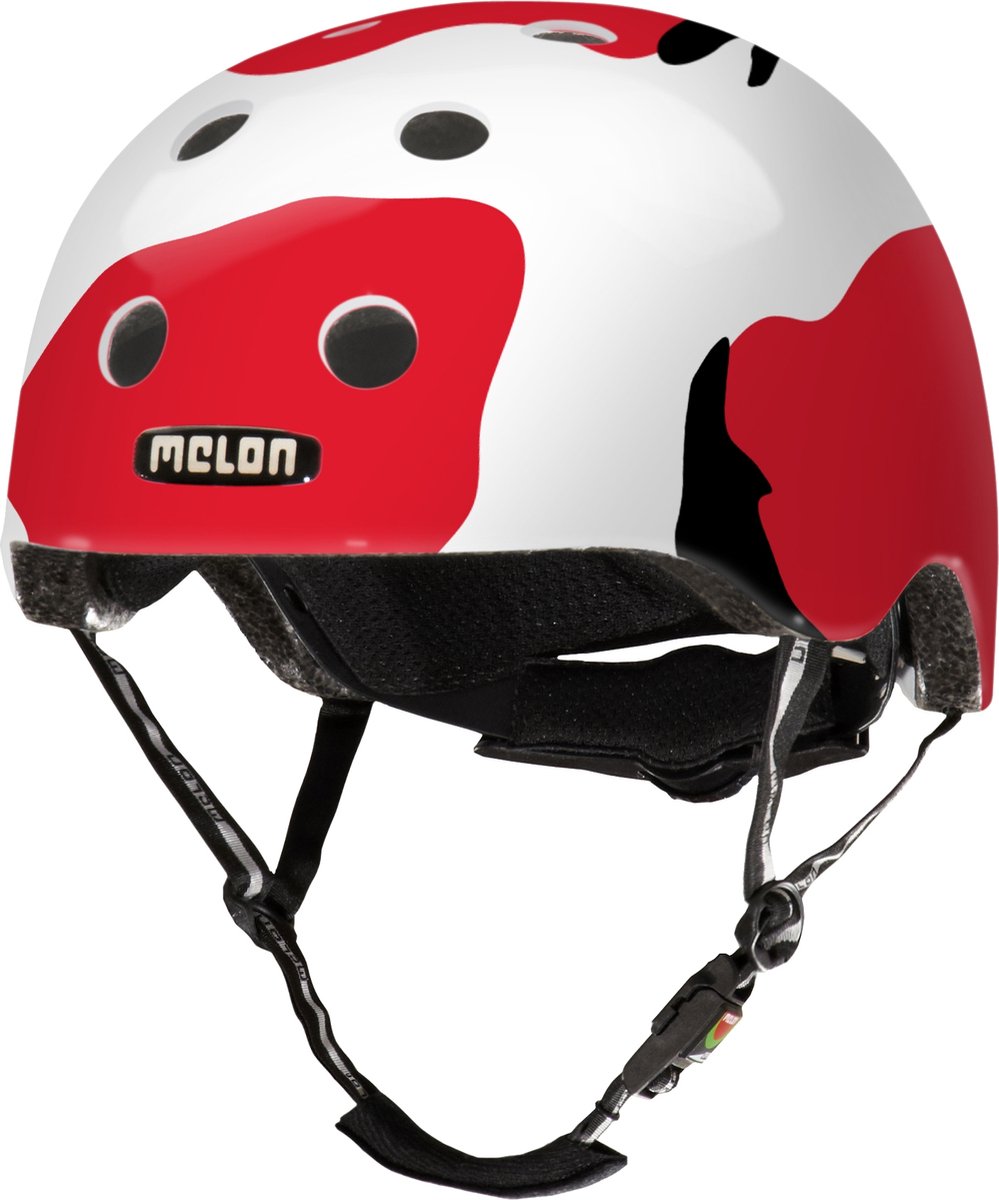 Melon Fietshelm Urban Active Koi Polycarbonaat Mt 46-52 Cm - Wit