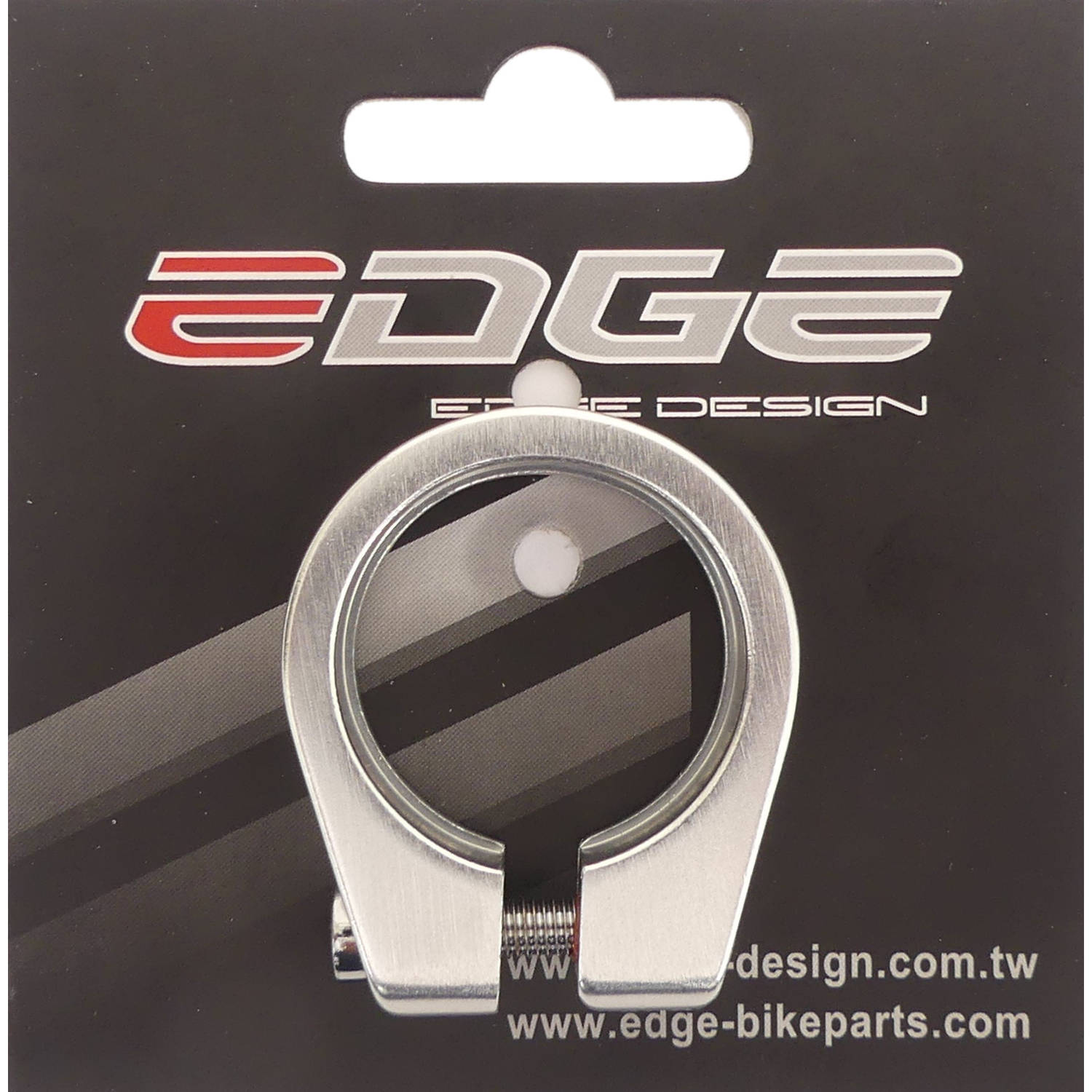 Zadelpenklem Edge ø31.8 Aluminium Met Inbusbout - Zilver