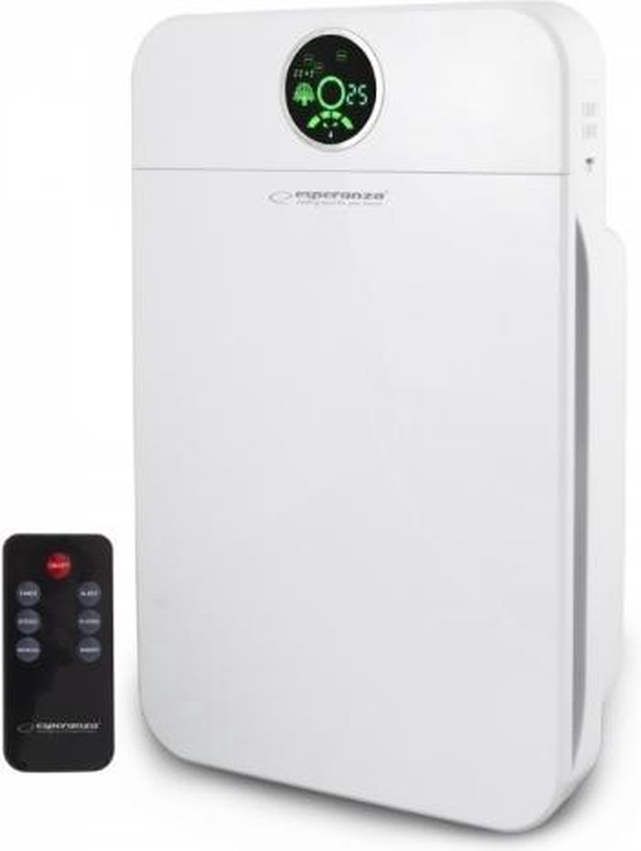 Esperanza Ehp002 Luchtreiniger - Met Hepa-filter - Ionisator - Air Purifier - 35-50 M² - - Blanco