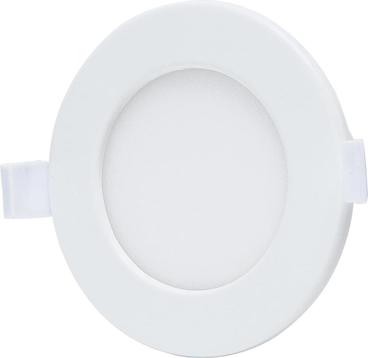 BES LED Led Downlight - Smart Led - Aigi Zumba - 6w - Aanpasbare Kleur - Inbouw Rond - Mat - Aluminium - Ø105mm - Wit