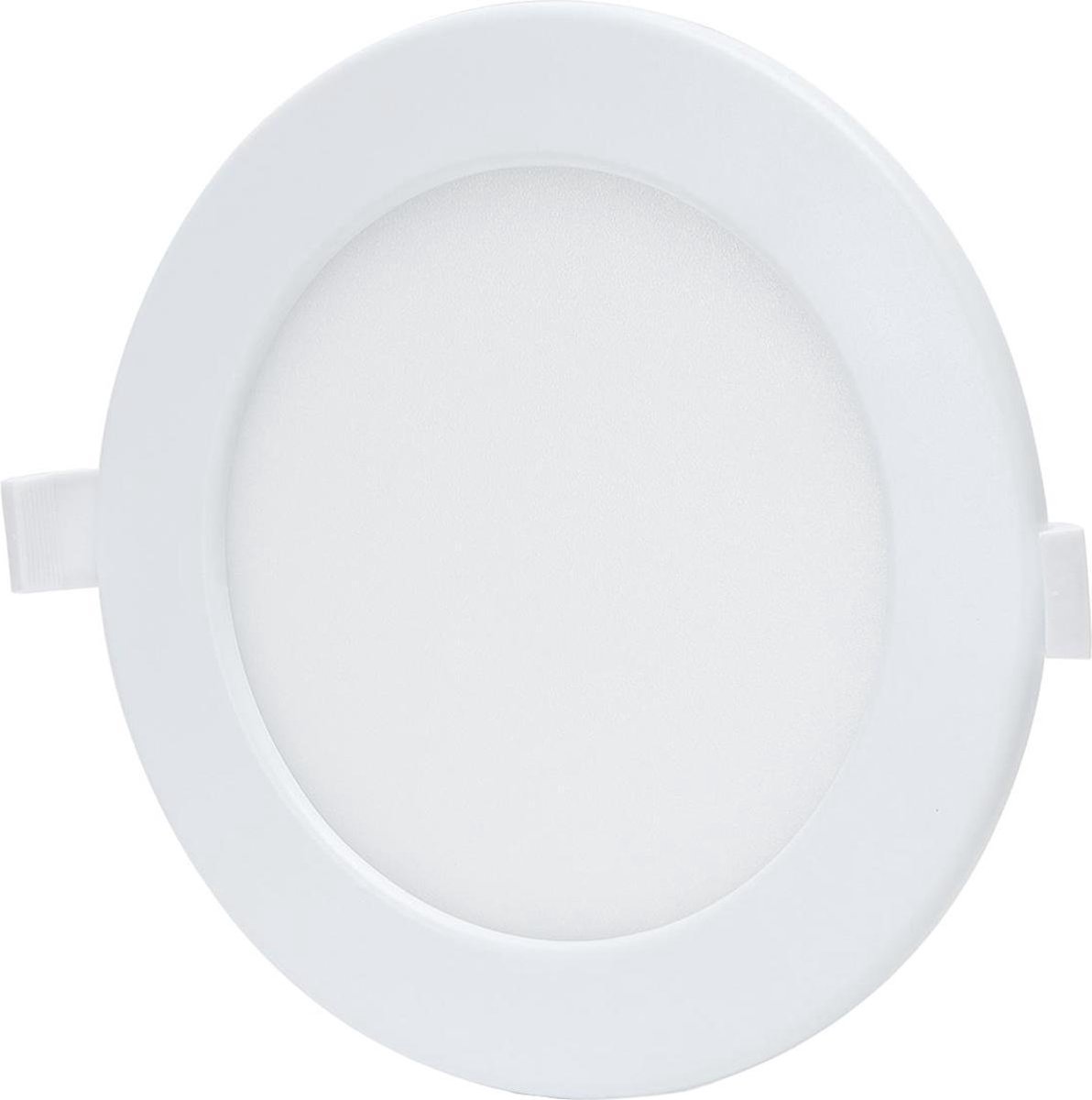 BES LED Led Downlight - Smart Led - Aigi Zumba - 12w - Aanpasbare Kleur - Inbouw Rond - Mat - Aluminium - Ø160mm - Wit