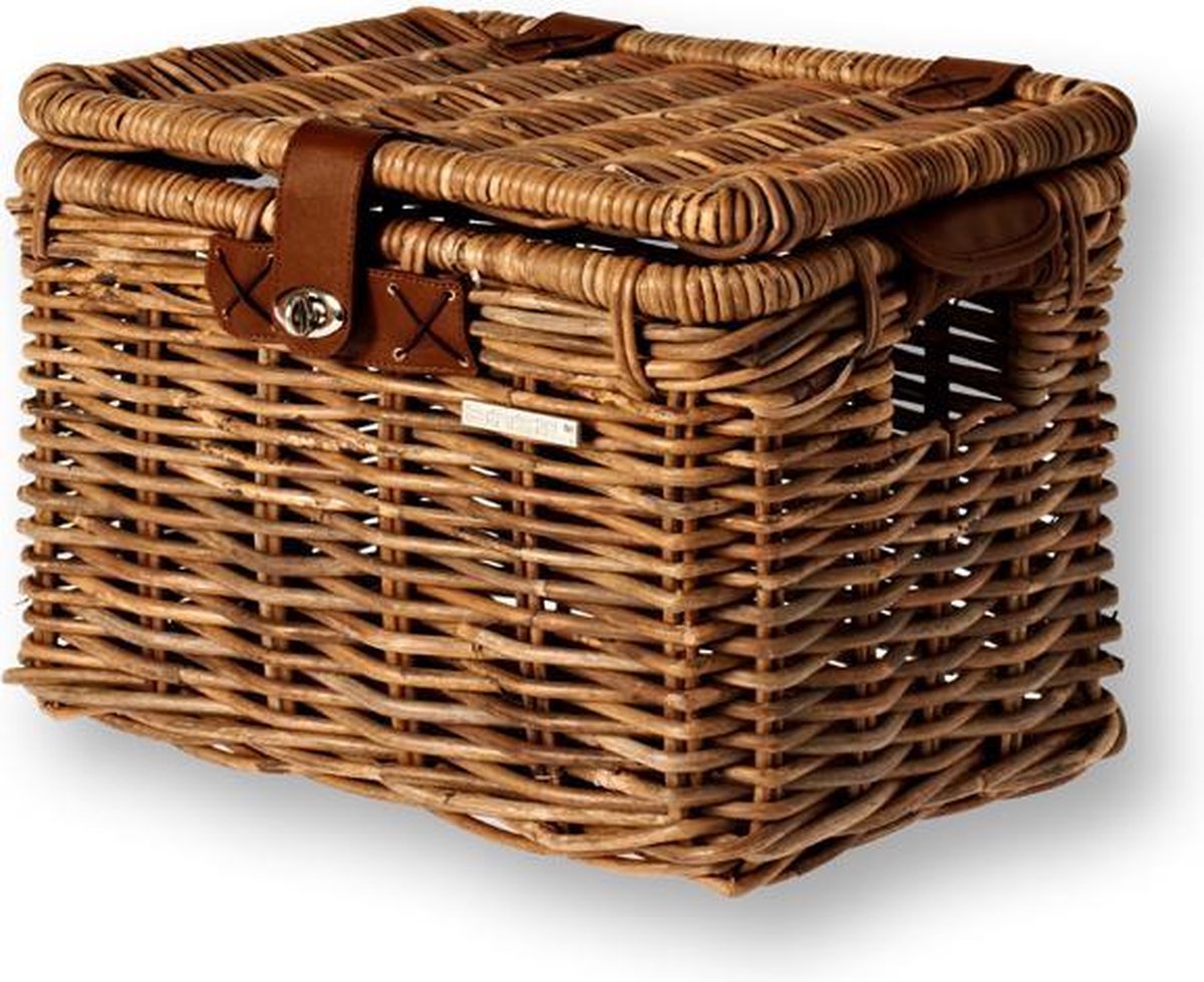 Basil Mand Denton Rotan Medium 23 Liter - Bruin