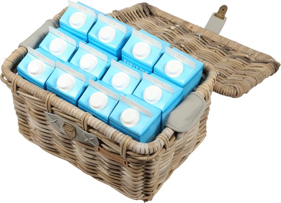 Basil Fietsmand Denton Voordrager 24 Liter - Grijs