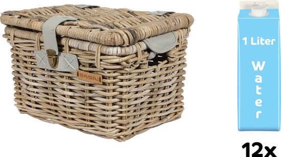 Basil Fietsmand Denton Voordrager 24 Liter - Grijs